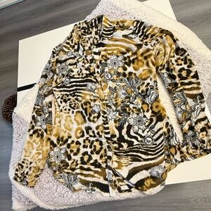 Elegant Gold and Black Women's Top